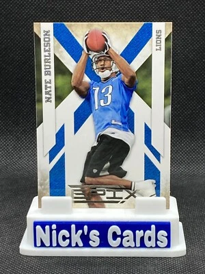 2010 Panini Epix #34 Nate Burleson Detroit Lions - Image 1 of 2