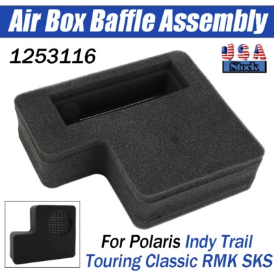 For Polaris 1253116 Air Box Baffle Assembly Trail SKS RMK Indy 440 Classic 500 - Image 1 of 4