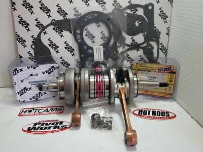 Yamaha Banshee Hot Rods Crank Stock OEM Length Vertex Gaskets Vertex Seals - Image 1 of 2