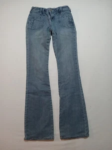 Vintage Lazer Womens Jeans Blue Size 3 Flare Denim 5 Pocket free shipping - Picture 1 of 10