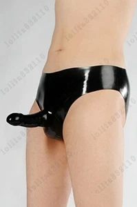 Pantalones Cortos Hombre Goma Látex 970 Bragas Funda Ropa Interior Personalizada 0.4mm - Imagen 1 de 5