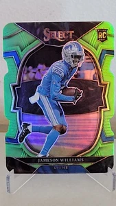 Panini Select Jameson Williams Rookie Concourse 2022 troquelado verde neón 52/299 - Imagen 1 de 2
