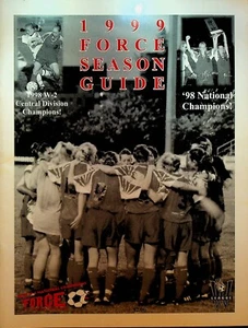 Fort Collins Force FC 1999 Season Guide Woman's Soccer USL W-League - Picture 1 of 6