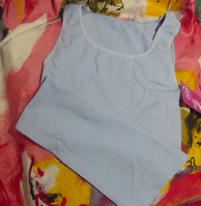 NUEVO APENAS HAY BT23 PM3 MÁS ALLÁ DE LA LUZ DESNUDA CONTROL ACANALADO CAMISETA SIN MANGAS M - Imagen 1 de 1