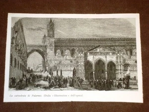 Cattedrale Palermo ai tempi dello sbarco Garibaldi e Mille + Violenza Borbonici - Picture 1 of 1