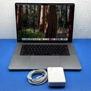 2021 Apple MacBook Pro 16" M1 Pro 16C GPU 3.2GHz 16GB RAM 1TB SSD A2485 - Afbeelding 1 van 14