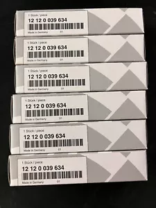6x Genuine BMW S55 Spark Plugs 12120039634 OEM - Picture 1 of 3