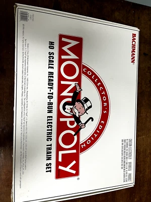 Bachmann Monopoly Collector’s Edition HO Scale Train Set #01201 with Box - Image 1 of 2