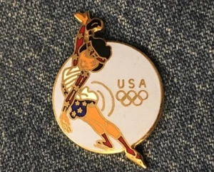 Pin olímpico de patinaje artístico para mujer~1988 Calgary~Hanna-Barbera Olympikids Series - Imagen 1 de 1