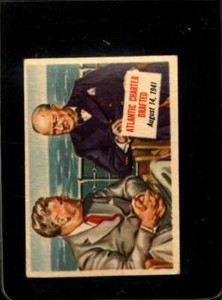 1954 TOPPS SCOOP R714-19 #26 ATLANTIC CHARTER DRAFTER EX *X46501