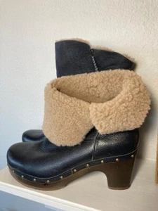 Ugg Boots Stylish w/Cute Heels & Furry Lining & Belt Buckle to Tighten the Heel! - Picture 1 of 8