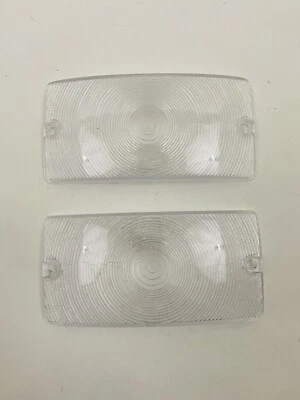 58-64 FORD F-100 F100 Turn Signal Lens Set Clear Left and Right NEW #257 Set - Image 1 of 4
