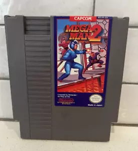 Mega Man 2 NES Nintendo Entertainment System 1989 Authentic Cleaned Tested Works - Picture 1 of 3