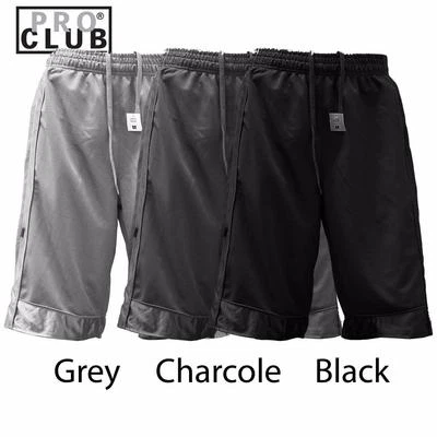 NUEVO PROCLUB HOMBRES PESO PESADO BALONCESTO ESTILO MALLA PANTALONES CORTOS TALLA S - 5XL Foto 1 de 4
