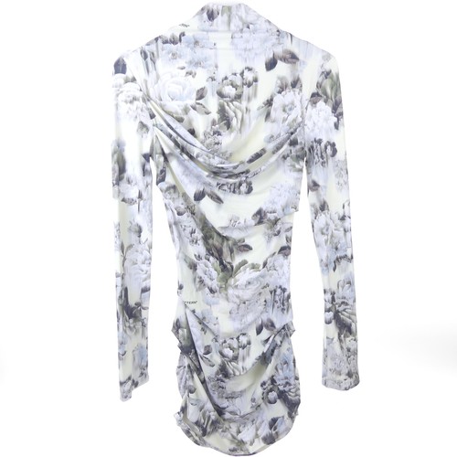 OFF WHITE OFF WHITE Vestito Pattern Dress Elasticizzato Bodycon Tg S 36