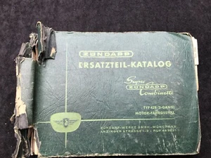 Catalogo ricambi Zündapp ciclomotore tipo 429 Super Combinette dicembre 1958 - Foto 1 di 3