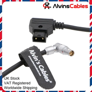 Rotatable Right Angle 2 Pin Female to D-tap Power Cable for Red Komodo Camera - Picture 1 of 5