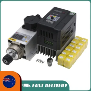 2.2kw Square Air Cooled Spindle Motor ER20 Collets 18000rpm CNC Milling Machine - Picture 1 of 25
