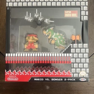 Super Mario vs Bowser 8-Bit Figure 2-Pack Jakks Pacific 2018 NIB Nintendo Retro - Bild 1 von 14