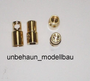 Goldstecker 6mm 2 Paar Goldkontakt - Bild 1 von 1