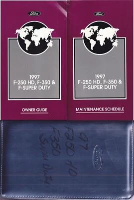 1997 Ford F-250HD F-350 Owners Manual F250 HD F350 Super Duty Pickup Truck Guide - Image 1 of 3