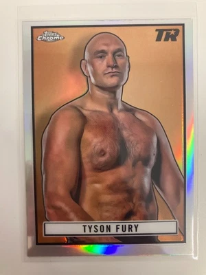 TOPPS BOXING CHROME 2025 TYSON FURY HEAVYWEIGHT 1951 TOPPS RINGSIDE . - Image 1 of 2