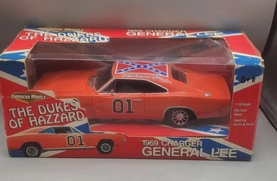 The Dukes Of Hazzard General Lee 1/18 Charger American Muscle Race Day Version  - Image 1 of 4