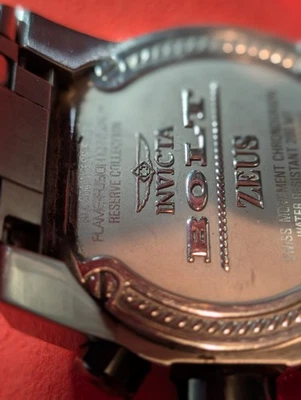 Reloj pulsera Invicta Bolt Zeus Tria 56,3 mm plata caja acero inoxidable correa para hombre Foto 1 de 4