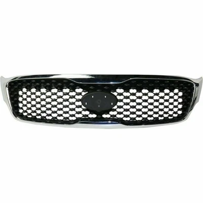 Grelha modelos L/LX preta com moldura cromada compatível com 2016 2017 2018 Kia Sorento - Imagem 1 de 2