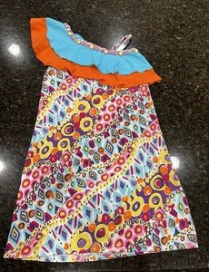 Haven Girl One Shoulder Ruffle Dress Size 10/12 - Picture 1 of 6