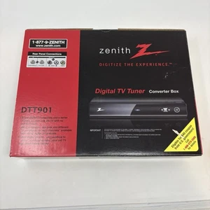 Zenith Digital TV Tuner Converter Box mit Handbuch, Modell DTT901 - Bild 1 von 9