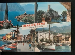 (ITA-829) ITALIA 1988 postal MALCESINE LAGO DI GARDA vistas publicadas - Imagen 1 de 2