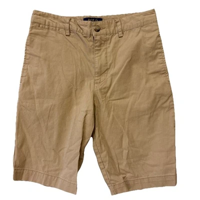 Boy Size 12 Polo Ralph Lauren Khaki Chino Flat Front Shorts - Image 1 of 4