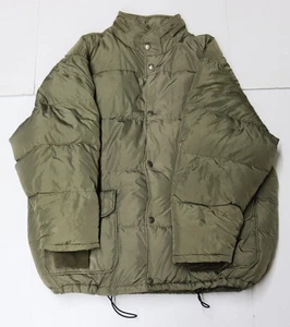 VTG Dash Classics Country & Outdoors Feather Down Puffer Coat Hooded Green XL - Picture 1 of 17