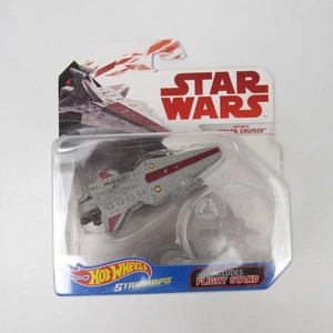 Star Wars Hot Wheels Raumschiffe Republic Attack Cruiser Mattel NEU mit Kartenspuren - Bild 1 von 6