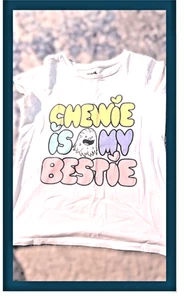 “Chewie Chic!” Star Wars Girls’ T-Shirt – Size 8, Spotted Zebra, New Without Tag - Picture 1 of 6