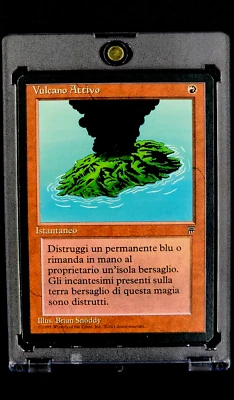 1995 MTG Magic The Gathering Italian Legends Vulcano Attivo / Active Volcano NM - Image 1 of 4