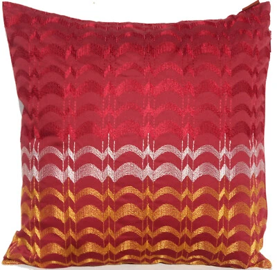 FUNDA COJÍN MISSONI HOME SATÉN ALGODÓN BORDADO 16x16" 40x40cm IVA 561 Foto 1 de 2