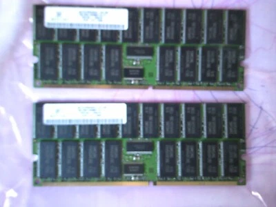 NETLIST 2GB 2x1G 9127RD64042-D21J8E 2 X 1GB DDR 266MHZ CL 2.5 PC2100 MEMORY - Image 1 of 4