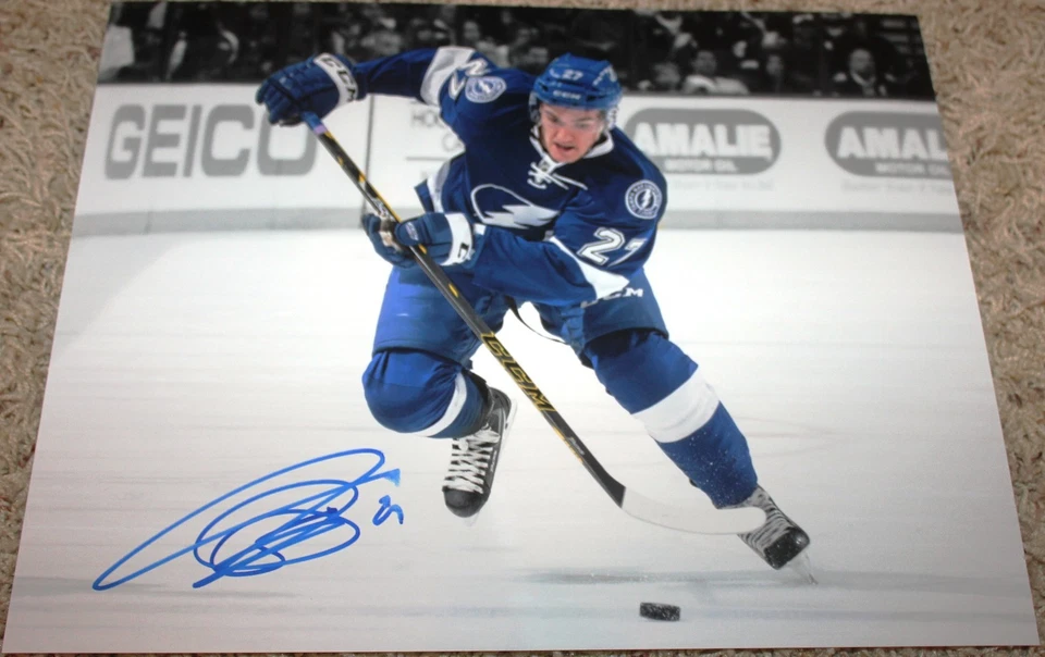 FOTOGRAFÍA FIRMADA POR JONATHAN DROUIN 11X14 TAMPA BAY LIGHTNING CERTIFICADO DE AUTENTICIDAD Foto 1 de 1