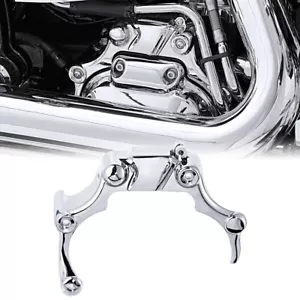 Chrome Transmission Shroud Cover Accent For Harley 2007-2017 Softail FLSTC - Foto 1 di 6