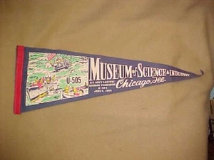 Museum of Science and Industry Pennant Chicago ILL - Picture 1 of 3