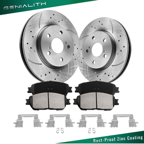Front Rotors + Brake Pads for Toyota Camry Avalon Sienna Solara Lexus