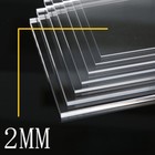 2/3/4mm Klare Acrylglas Plexiglas Kunststoffplatte Transparent Für DIY