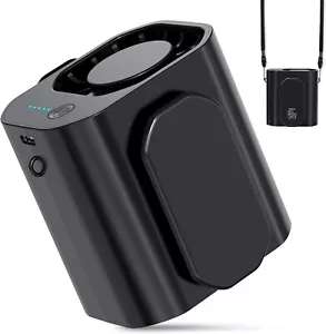 10000PRM Portable Waist Clip Fan, up to 20Hrs Mini Personal Rechargeable, Belt F - Picture 1 of 8