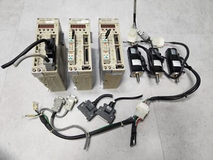 Yaskawa Servo Drive & Motor SGDH-01AE / SGMAH-01AAA21 100W - Picture 1 of 7