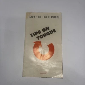 1969 Dresser Industries 10 Seiten Drehmomentschlüssel Bedienungsanleitung - Werkzeuge  - Bild 1 von 6