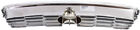 Fits LEGACY 03-04 GRILLE, ABS Plastic, Chrome Shell/Painted Silver-Black Insert,