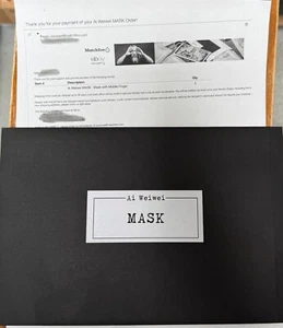 AI WEIWEI : Middle Finger Mask Screenprint Art Print (2020) - Unopened - Picture 1 of 1