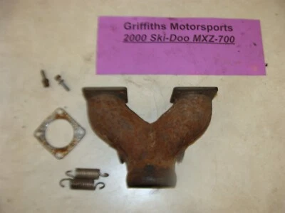 2000 SKI DOO MXZ 700 ZX шасси выпускной коллектор Y трубы пружины прокладка 800? - Изображение 1 из 4